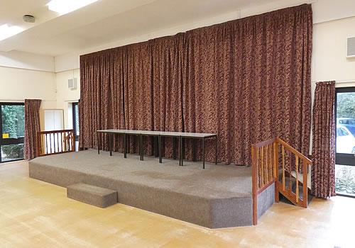 The stage at the end of the hall Photo Gallery Image - The stage at the end of the hall