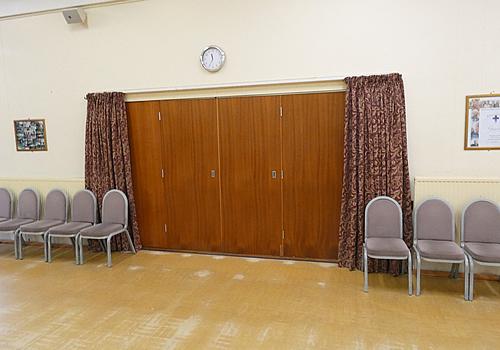 Folding doors open on to the Committee Room Photo Gallery Image - Folding doors open on to the Committee Room