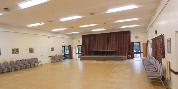 The Main Hall at Roundswell Community Centre
